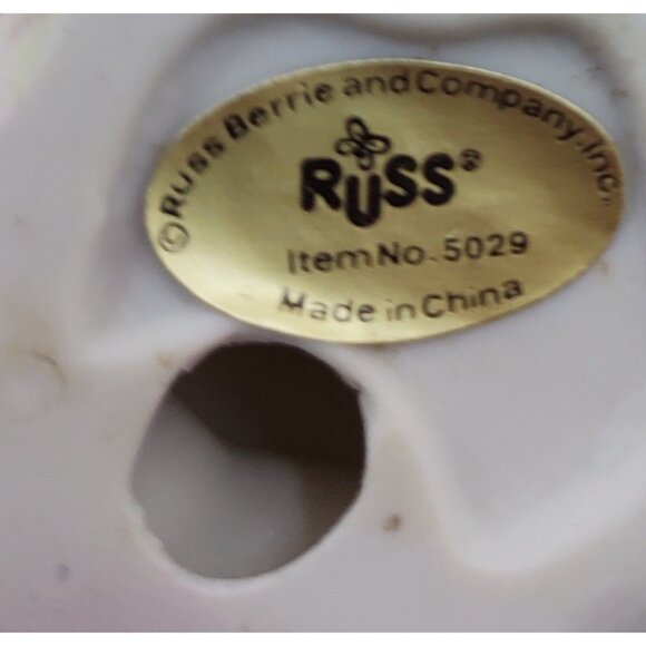 Lot of 9 Russ Berrie Bisque Mini Figurines Vintage Figurine Set Collectible - Picture 15 of 15